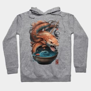 Dragon Koi Fish Ramen Noodles Hoodie